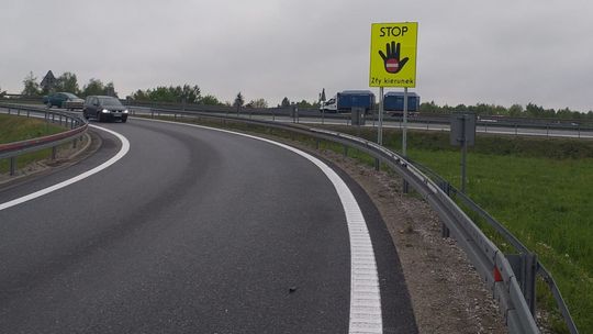 GDDKiA chce zapobiec przypadkom wjazdu pod prąd na drogę szybkiego ruchu