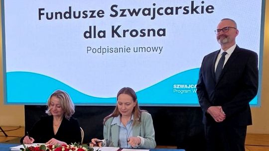 Historyczna umowa dla Krosna. Wielomilionowe wsparcie z Funduszy Szwajcarskich