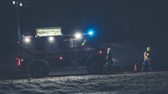 Interwencja strażaków na Górze Rogowskiej