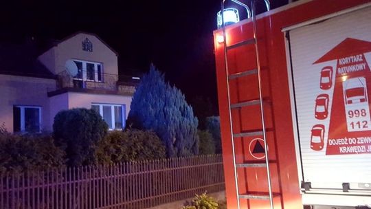 Interwencja strażaków w Milczy. Pożar na strychu