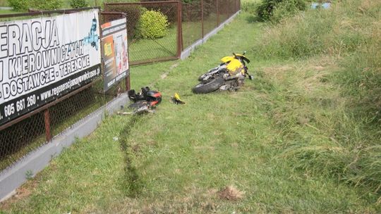 ISKRZYNIA: Wypadek motocyklisty na DK19