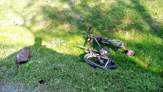 IWLA: Potrącenie rowerzysty przez ciężarówkę