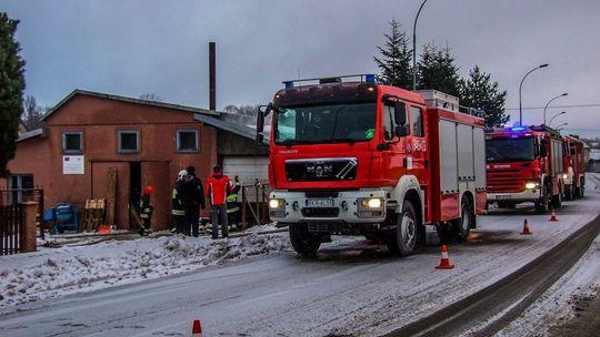 IWONICZ: Strażacy szybko opanowali pożar stolarni