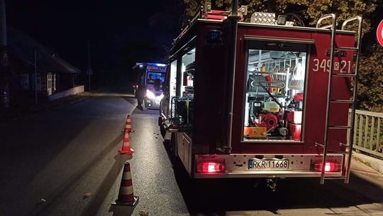 Iwonicz-Zdrój: 62-letni mężczyzna wpadł do potoku. Potrzebował pomocy