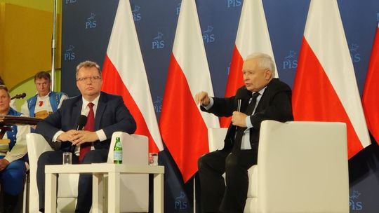 Jarosław Kaczyński z wizytą na Podkarpaciu. Spotkał się z mieszkańcami w Jedliczu