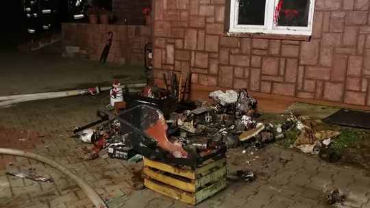 JASIONKA: Pożar kotłowni w budynku mieszkalnym