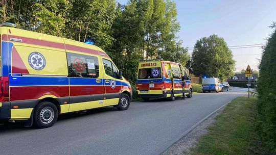 Jaszczew. Dwie osoby ranne po wypadku na hulajnodze