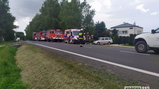 JASZCZEW: Kolizja motocyklisty z osobówką na DK28 [AKTUALIZACJA]
