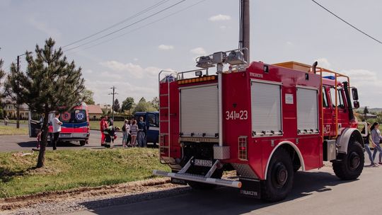 JEDLICZE: Motorowerzysta poszkodowany w zderzeniu z Pandą