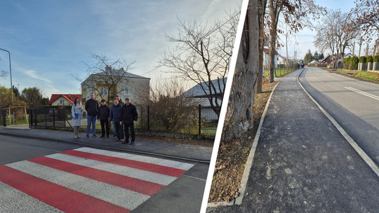 Jedlicze: Nowy chodnik gotowy. Zakończono przebudowę drogi powiatowej