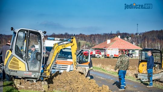 JEDLICZE: Rozszczelnienie rury z gazem. Jedna osoba w szpitalu