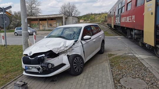 ? Jedlicze: Zderzenie samochodu osobowego z pociągiem