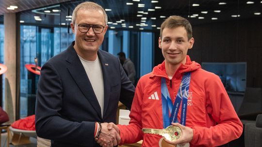 Kacper Tomasiak nagrodzony mieszkaniem przez PROFBUD