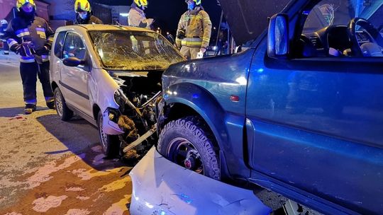 Kierowca mikrocara był pijany. Spowodował zderzenie z suzuki w Rymanowie