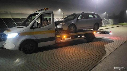 Kierowca volkswagena był pijany i agresywny wobec świadka