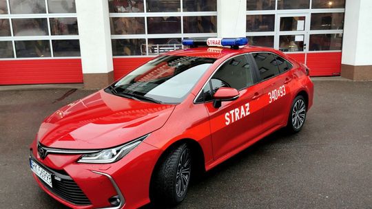 KM PSP Krosno: 20-letnia Skoda zastąpiona Toyotą