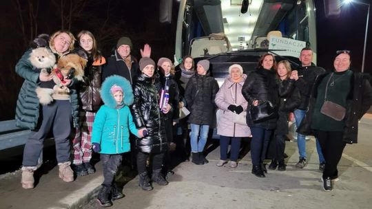 Kolejna grupa Polonii, uciekająca przed wojną na Ukrainie, dotarła do Krosna