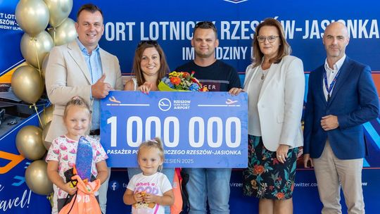 Kolejne rekordy w Porcie Lotniczym Rzeszów-Jasionka. Obsłużono milionowego pasażera