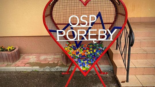 Kolejne "serca" na nakrętki od OSP. Tym razem w Chlebnej i Porębach