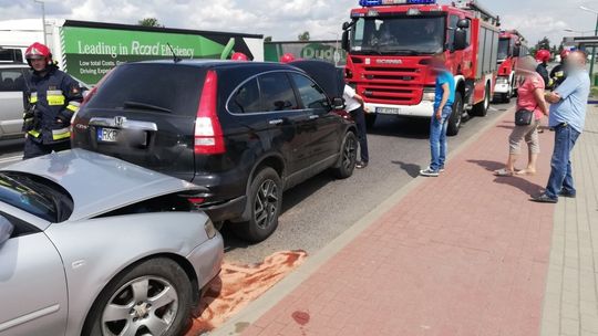 Kolejne zdarzenie na krośnieńskich drogach. Najechanie na tył