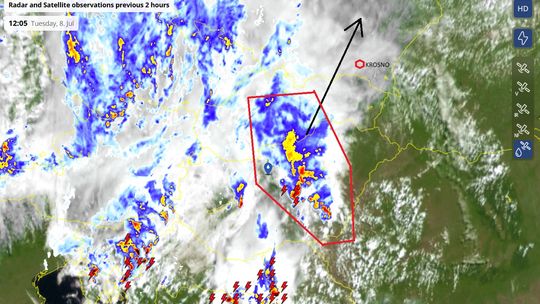 Kolejny dzień zagrożeń pogodowych [PROGNOZA NA WTOREK]