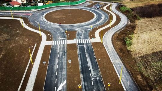 Kolejny odcinek drogi "G" gotowy do otwarcia [ZDJĘCIA DRON]