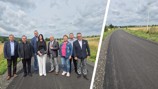 Kolejny odcinek drogi Jedlicze–Długie–Żarnowiec po modernizacji