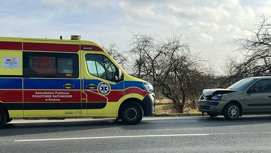 Kolizja na DK28 w Miejscu Piastowym