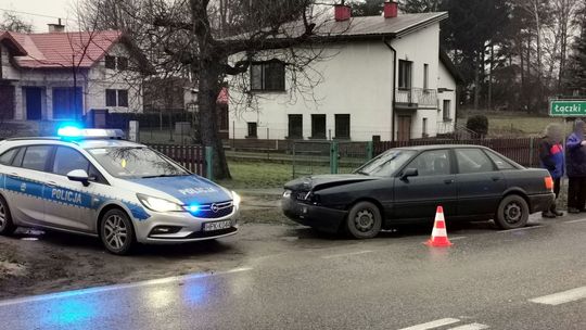 Kolizja w Wojaszówce. Zderzenie Audi i Opla