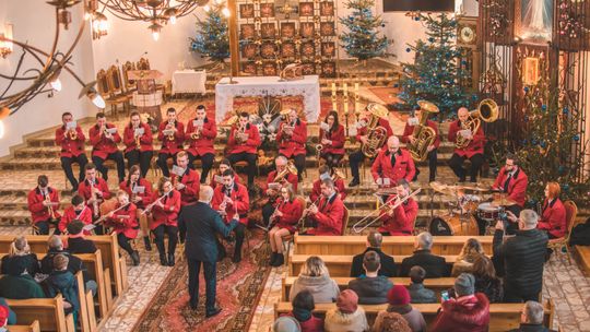 Koncert Orkiestry Dętej z Miejsca Piastowego w Łężanach.