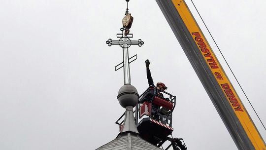 Kopuła kościoła w Węglówce groziła zawaleniem. Została zdjęta