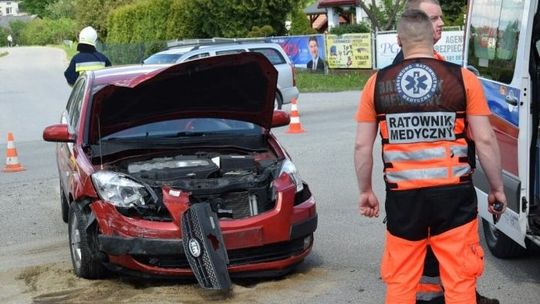KOPYTOWA: Zderzenie dwóch pojazdów obok remizy.