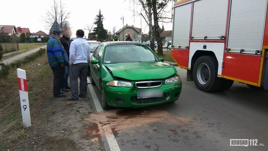 KORCZYNA: Trzy samochody zderzyły się na ul. Krośnieńskiej