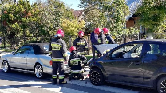 KORCZYNA: Zderzenie Audi z Citroenem