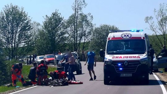 ? Królik Polski - Szklary. Zdarzenie z udziałem rowerzysty