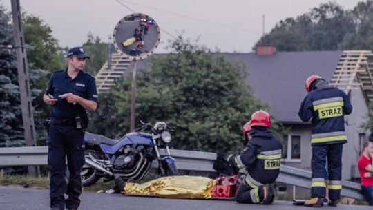 KROŚCIENKO WYŻNE: Motocyklista ranny po zderzeniu z Toyotą