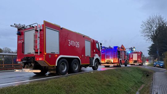 Krościenko Wyżne. Pożar skrzynki elektrycznej w jednym z budynków
