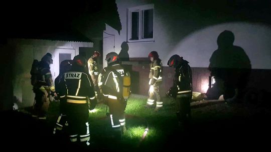Krościenko Wyżne. Pożar w piwnicy budynku przy Brzozowskiej