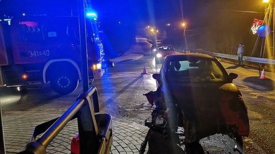 KROŚCIENKO WYŻNE: Zderzenie dwóch samochodów
