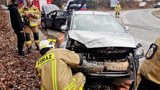 Krościenko Wyżne. Zderzenie samochodów na skrzyżowaniu Marynkowskiej i Północnej