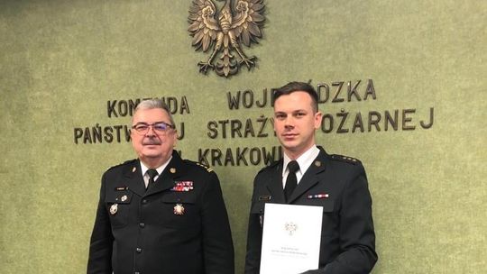 Krośnianin Naczelnikiem Ośrodka Szkolenia Komendy Wojewódzkiej Państwowej Straży Pożarnej w Krakowie