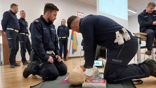 Policjanci "Drogówki" szkolili się z udzielania pierwszej pomocy