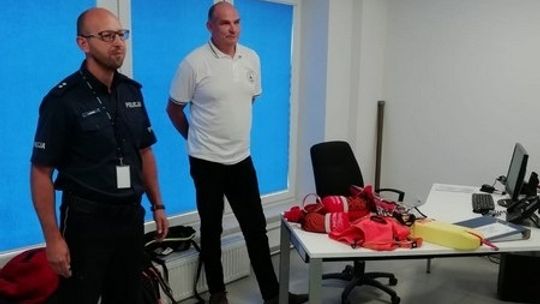 Krośnieńscy policjanci przeszkoleni w zakresie ratownictwa wodnego