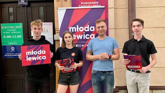 Krośnieńska Młoda Lewica zwraca uwagę na problemy młodzieży i polskich rodzin
