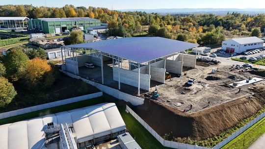 Krośnieński Holding Komunalny rozbudowuje Regionalne Centrum Odzysku Odpadów [ZDJĘCIA]