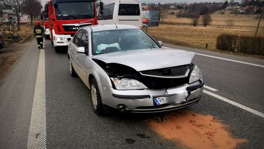 ? Krosno/DK28. Zderzenie Forda i Toyoty