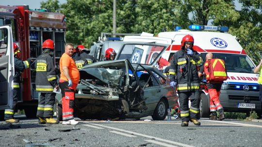 KROSNO: Dramatyczny wypadek na DK28.