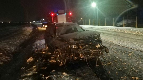 KROSNO: Dwie osoby ranne. W ich auto wjechał pijany kierowca