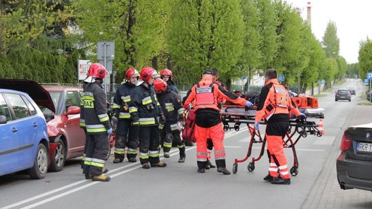 KROSNO: Efekt domina. Zderzyło się pięć samochodów