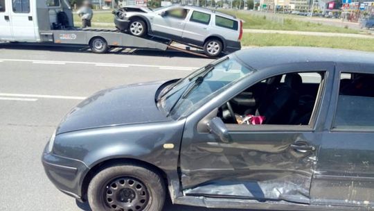 KROSNO: Kolizja dwóch aut na ulicy Bieszczadzkiej
